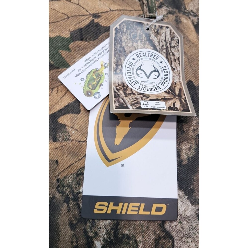 New Realtree APX Shield Hunting Pants Mens 2XL Brown Camo Cargo S3 Scent Control - Picture 4 of 11